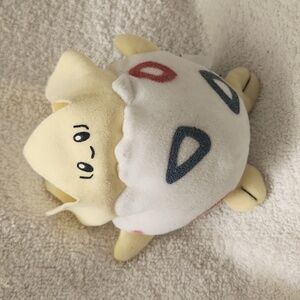 Vintage 2000 Togepei Creatures Game Freak Plush Stuffed Animal Toy 6" EUC